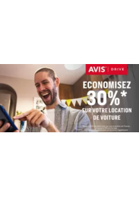 Prospectus Avis Ferney Voltaire : Économisez 30 % sur les locations en France avec Avis Drive