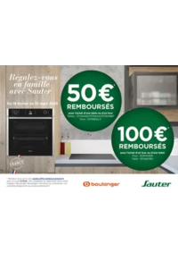 Prospectus Boulanger Saint-Martin-Boulogne : OFFRE Sauter : jusqu'à 100€ remboursés !