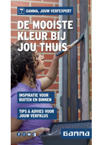 Prospectus GAMMA UCCLE : DE MOOISTE KLEUR BIJ JOU THUIS