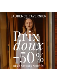 Prospectus Yves Delorme Paris 96 rue Saint Dominique : Prix doux Jusqu'à -40%