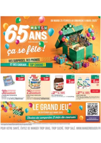 Prospectus Supermarchés Match Commercy Morelle : 65 ANS ça se fête !