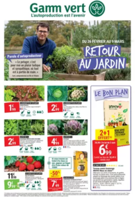 Prospectus Gamm vert PEGOMAS : Retour Au Jardin