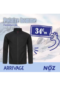 Prospectus Noz Joigny : Polaire homme