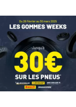 Prospectus  : Avec les GOMMES WEEKS, c’est le moment de chausser votre moto comme il se doit !