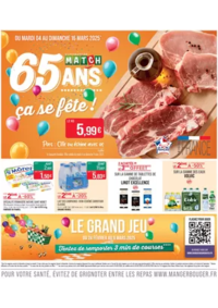 Prospectus Supermarchés Match Saint-Avold : 65 ANS ça se fête !