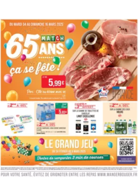 Prospectus Supermarchés Match Bavay : 65 ANS ça se fête !