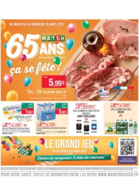 Prospectus Supermarchés Match Nancy Clos Medreville : 65 ANS ça se fête !