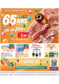 Prospectus Supermarchés Match Cucq : 65 ANS ça se fête !