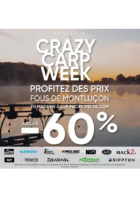 Prospectus Pacific Pêche AUXERRE - MONÉTEAU : Crazy carp week