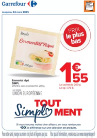 Prospectus Carrefour SALLANCHES : FEUILLET DIGITAL SIMPL' CARREFOUR