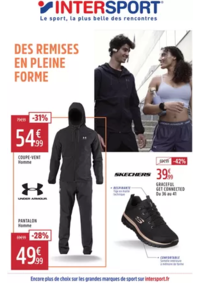 Prospectus Intersport AUBENAS : DES REMISES EN PLEINE FORME