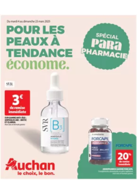 Prospectus Auchan VIRY NOUREUIL : Pour les peaux à tendance économe