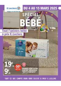 Prospectus E.Leclerc BRISSAC QUINCE : BEBE