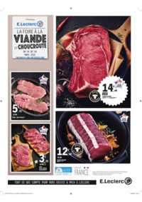 Prospectus E.Leclerc LA FERTE SOUS JOUARRE : FOIRE A LA VIANDE CHOUCROUTE