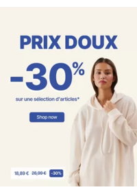 Prospectus Undiz PARIS ESPACE COMMERCIAL ST LAZARE PARIS : Prix Doux