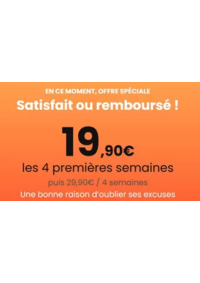 Prospectus L'Orange bleue Rennes 57 rue Jean Marie Duhamel : En ce moment, offre spéciale Satisfait ou remboursé !