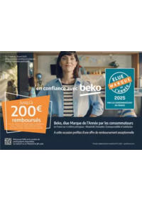 Prospectus Boulanger Biganos : OFFRE Beko: jusqu'à 150€ remboursés !