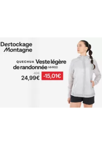 Prospectus DECATHLON ALÈS : Déstockage Montagne