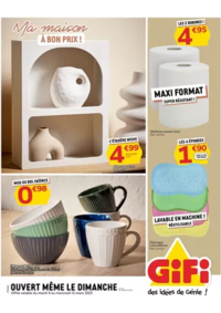 Ma maison à bon prix Prospectus Gifi : Ma maison à bon prix