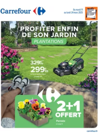 Prospectus Carrefour CHALON SUR SAONE - Rue Dumorey : PROFITER ENFIN DE SON JARDIN