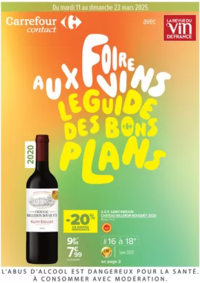 Prospectus Carrefour Contact Bédoin : FOIRE AUX VINS