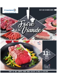 Prospectus E.Leclerc MOURENX : FOIRE A LA VIANDE