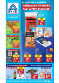 Prospectus Aldi Anould : Arrivages marques Aldi à prix discount