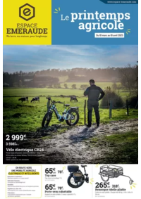 Prospectus Espace emeraude SERQUEUX : Le printemps agricole