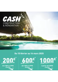 Prospectus Cash Piscine Perigueux : Place à la construction et à la rénovation !