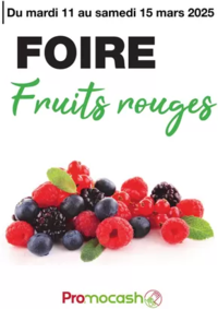 Prospectus Promocash Sete : Fruits rouges