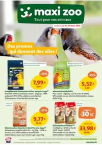 Prospectus Maxi zoo Strasbourg : Maxi Zoo, Tout pour vos animaux - Des promos qui donnent des ailes!