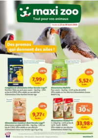 Prospectus Maxi zoo St Martin d'Hères : Maxi Zoo, Tout pour vos animaux - Des promos qui donnent des ailes