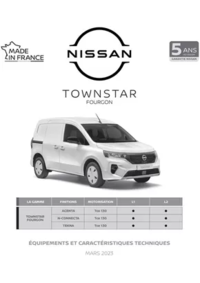 Prospectus Nissan CLUSES : Nissan Townstar Fourgon