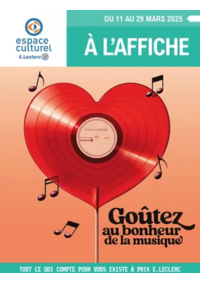 Prospectus Espace culturel E.Leclerc CROZON : SELECTION PRINTEMPS