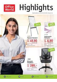 Prospectus Office World Reussbühl : Office World reklamblad