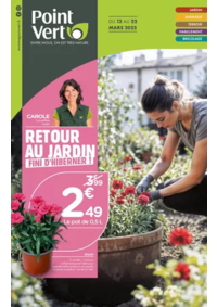 Prospectus Point Vert Lanvallay : RETOUR AU JARDIN FINI D'HIBERNER !