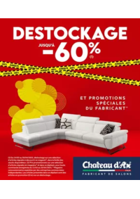 Prospectus Château d´Ax Salon de provence : Destockage Jusqu'à -60%