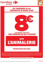 Promos et remises  : OPERATION BON D’ACHAT SUR L’ANIMALERIE