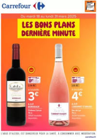 Prospectus Carrefour Drive Tours : LES BONS PLANS DE DERNIERE MINUTE “SPECIAL VINS”