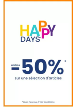 Promos et remises  : HAPPY DAYS