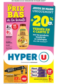 Prospectus Hyper U PLANCOET : Spécial Beauté