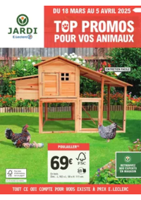 Prospectus Jardi E.Leclerc PLOERMEL : E.Leclerc Jardi TRAFIC ANIMALERIE 3