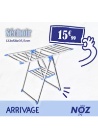 Prospectus NOZ Vendôme : ARRIVAGE Séchoir