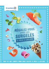 Prospectus E.Leclerc CHEMILLE : SURGELES - DIGITALE - MIXTE