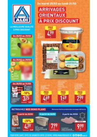 Prospectus Aldi Bachant : Arrivages orientaux à prix discount