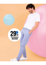 Prospectus La Halle : 29,99€ le pantalon homme, 25,99€ le chino femme