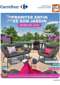 Prospectus Carrefour NIORT : PROFITER ENFIN DE SON JARDIN - MOBILIER 2025