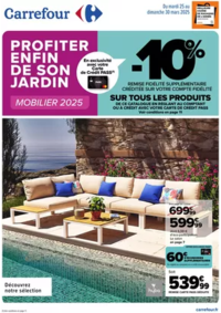 Prospectus Carrefour SALLANCHES : MOBILIER DE JARDIN: OFFRE EXCLUSIVE CLIENTS PASS