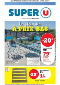 Prospectus Super U SAVIGNEUX : Plein air