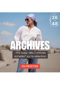 Prospectus Jacqueline Riu THOIRY : Profitez de -15% supplémentaires dès 2 articles achetés